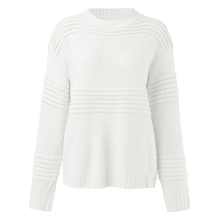 Casual Hollow Knit Sweater