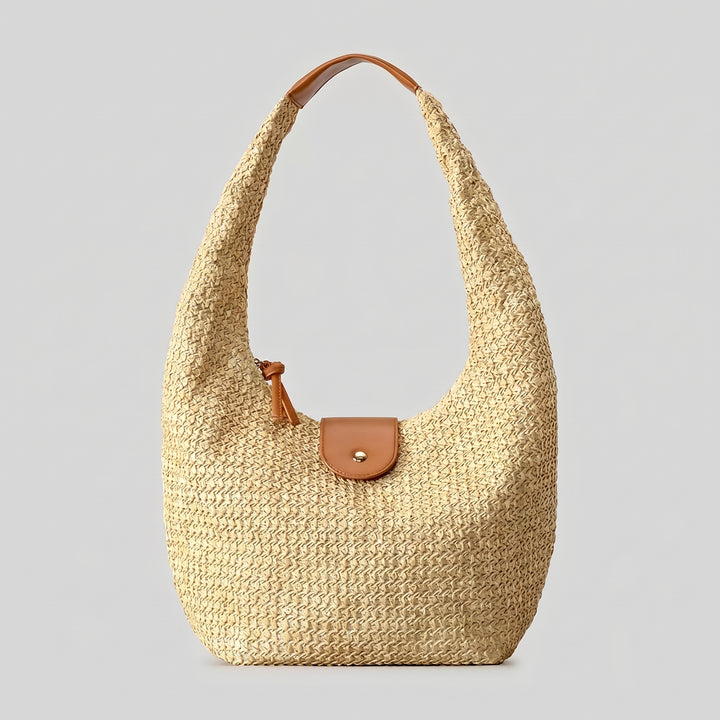 Arabella | Le Sac à Bandoulière en Paille Tissé à la Main