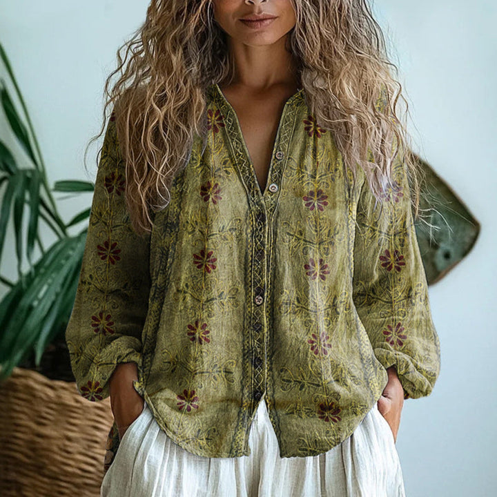 Brianna - Blouse Vintage Élégante