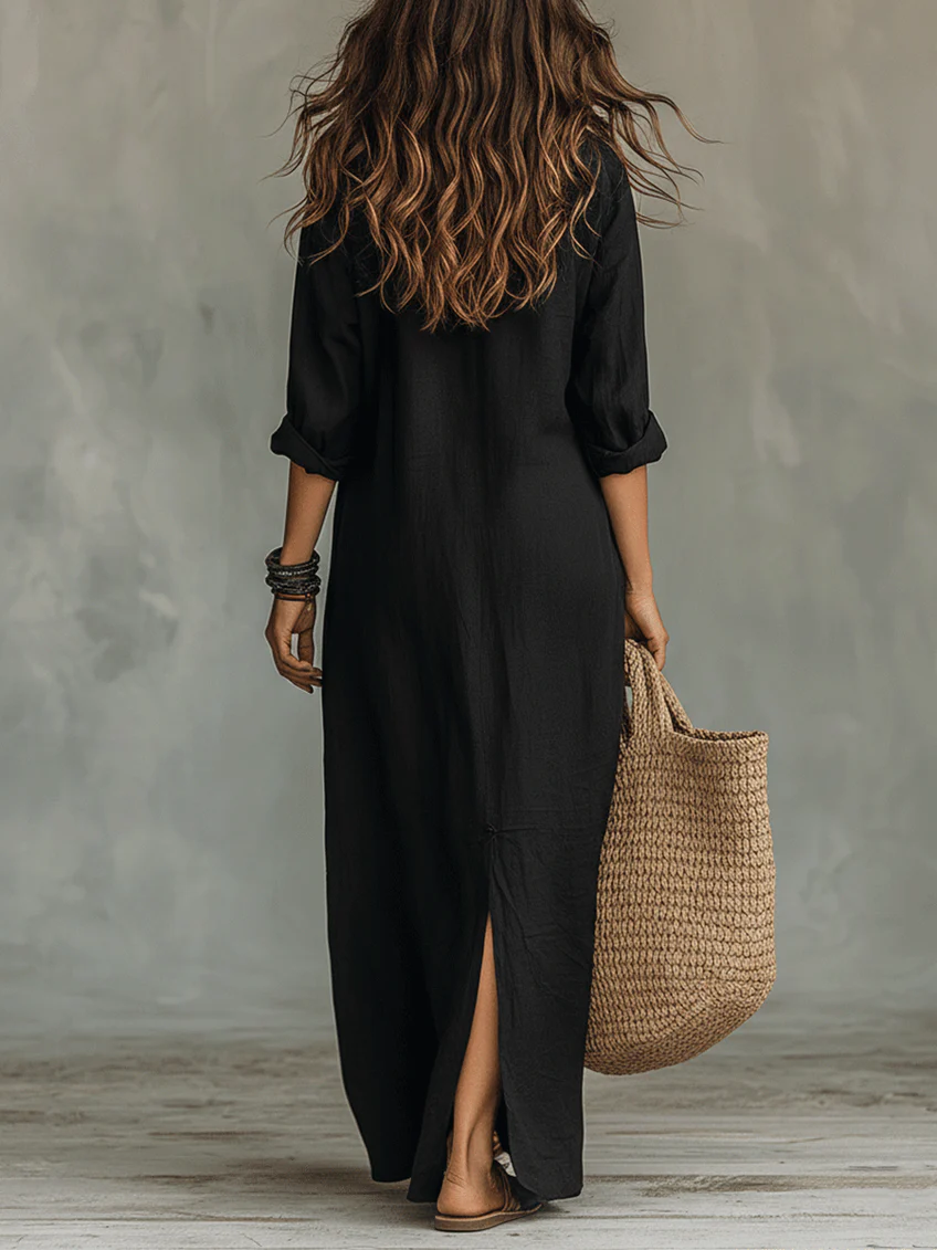 Saule - Robe Maxi Élégante et Confortable