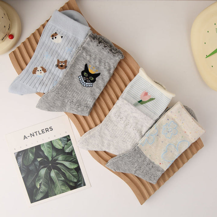 Vintage Casual Socks