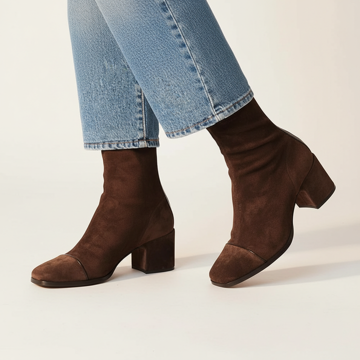 Lily - Bottines Élégantes en Suède