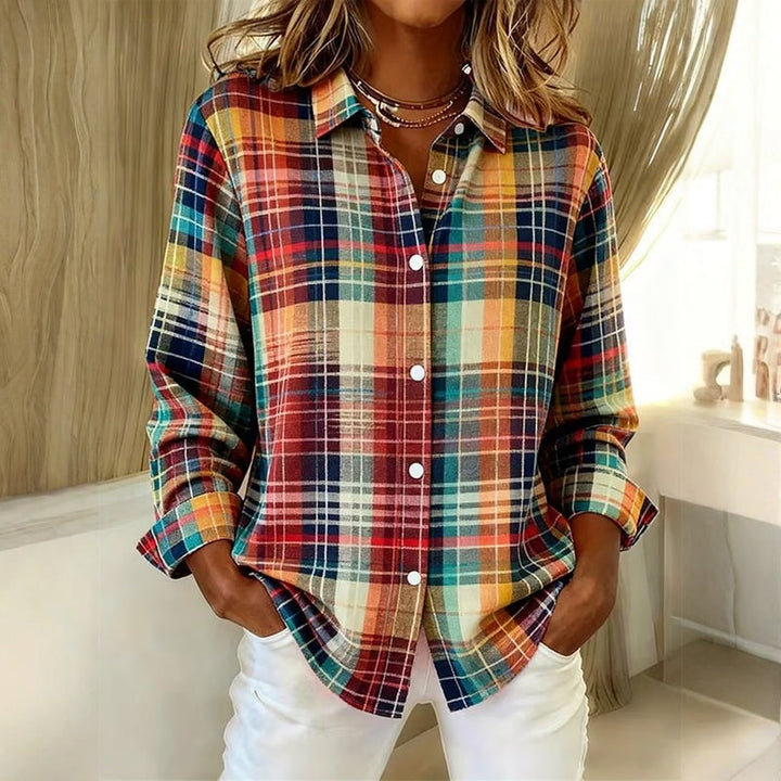 Colourful Plaid Blouse