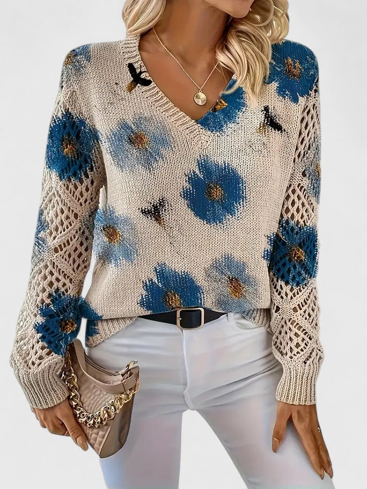 Aurélie - Cardigan Floral Léger