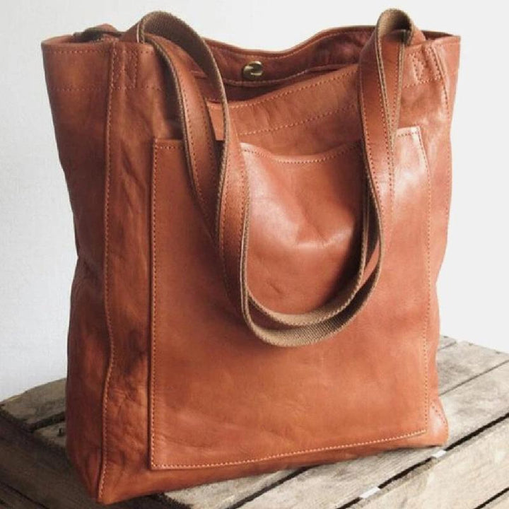 Thessalie | Sac fourre-tout en cuir classique