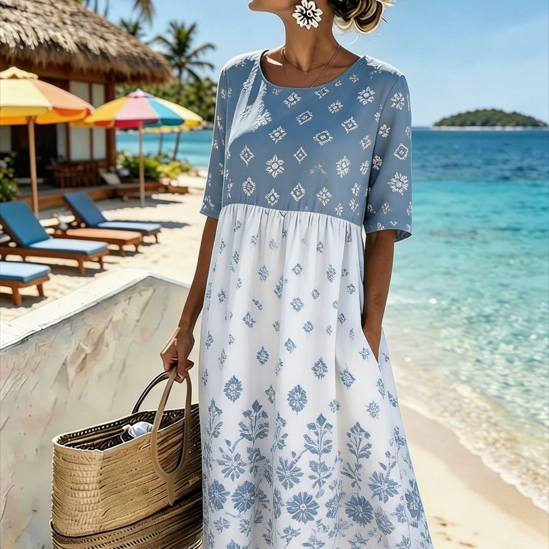 Skye™ | Robe Midi Brise Côtière