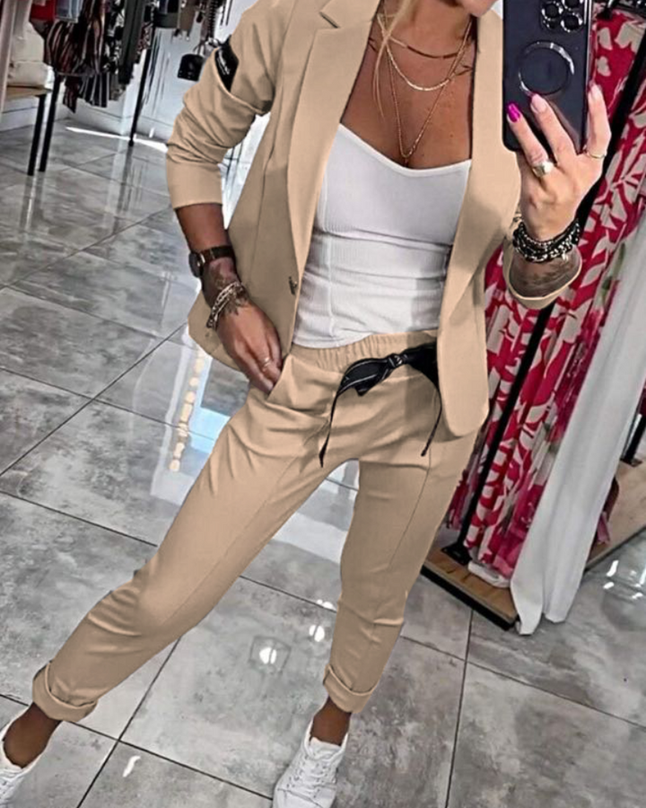 Malou - Ensemble : Haut, Veste et Pantalon