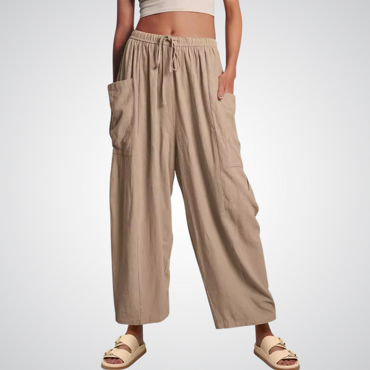 ELENA | Pantalons Confort à Jambe Large