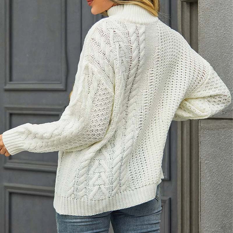 Casual Cable Knit Sweater