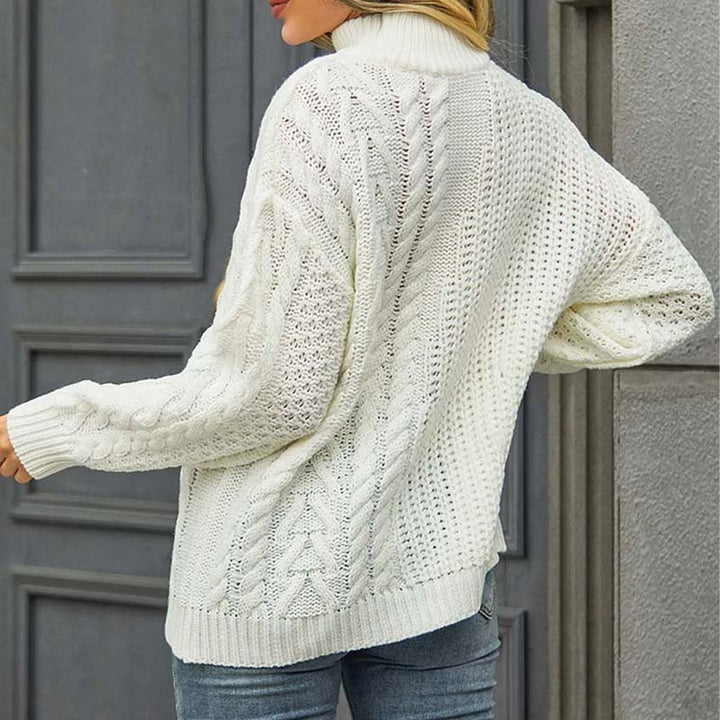 Casual Cable Knit Sweater