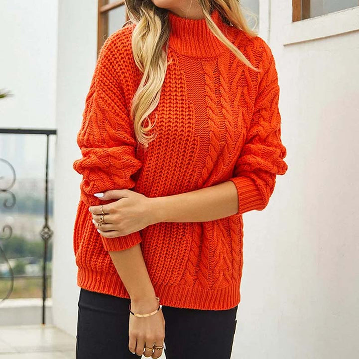 Casual Cable Knit Sweater