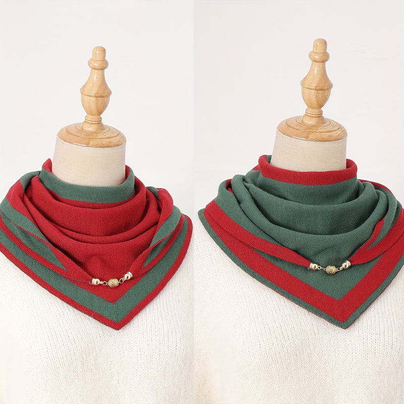 Vintage Colour Block Scarf