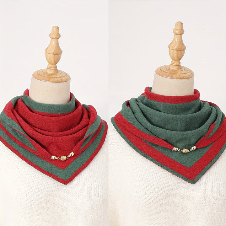 Vintage Colour Block Scarf