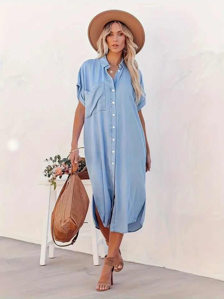 SAVANNAH | Robe-chemise avec Poches