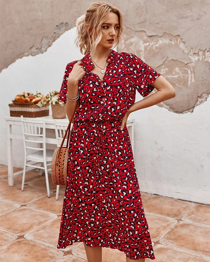 Edith - Robe Fluide Sophistiquée