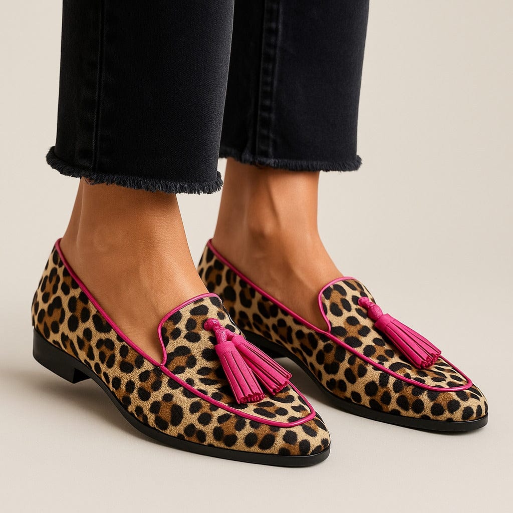 Liora | Chaussons avec Détail Frangé