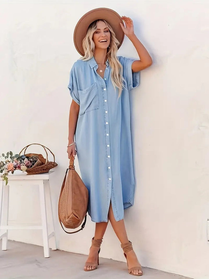 SAVANNAH | Robe-chemise avec Poches