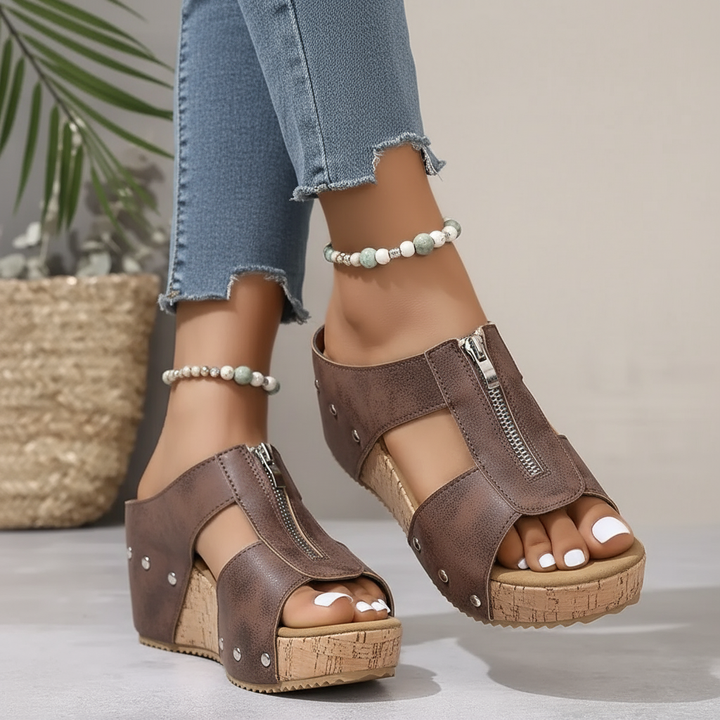 Gigi - Sandales à Talon Élévé Stylées
