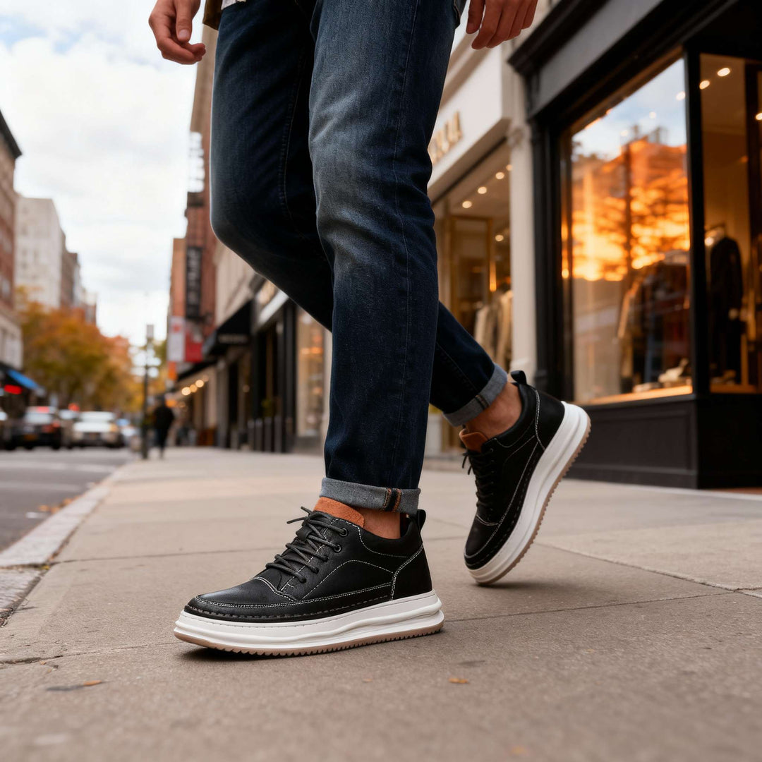 Baskets en Cuir Robert Johnson