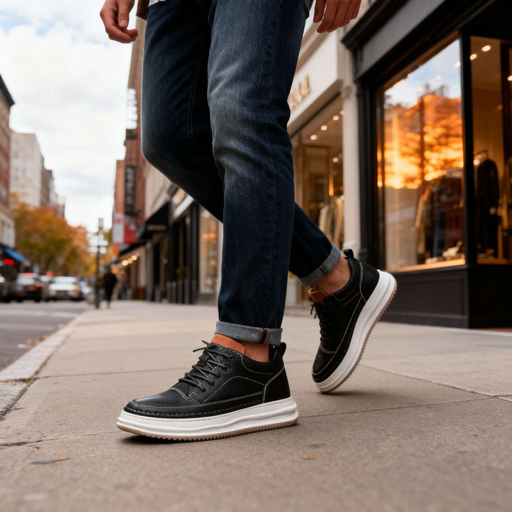Baskets en Cuir Robert Johnson