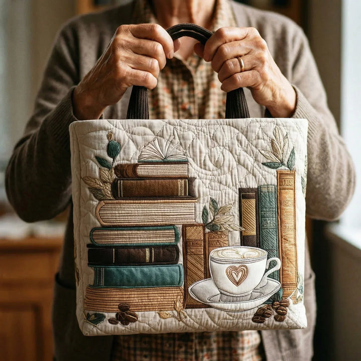 Sac Shopper Artisanal - Un Chapitre et un Café
