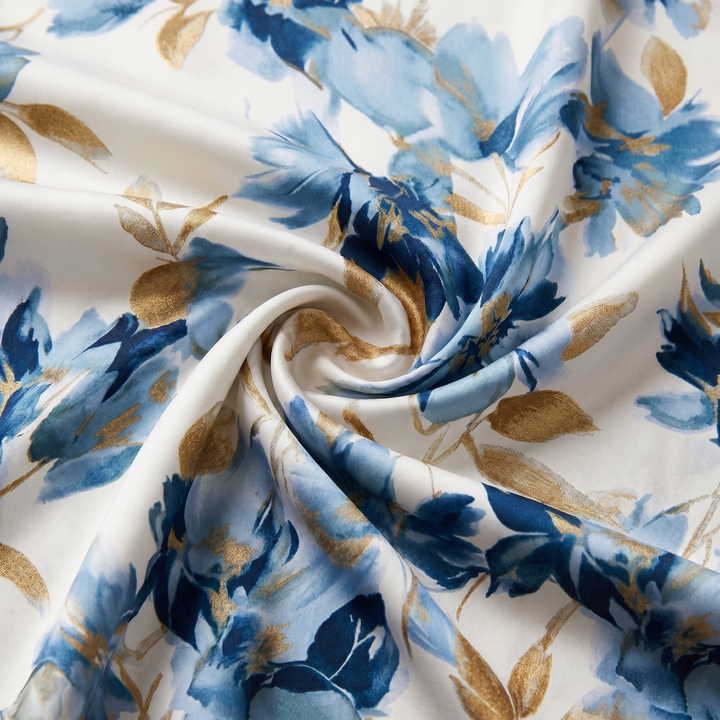 Denise | Robe Midi À Enveloppe Florale