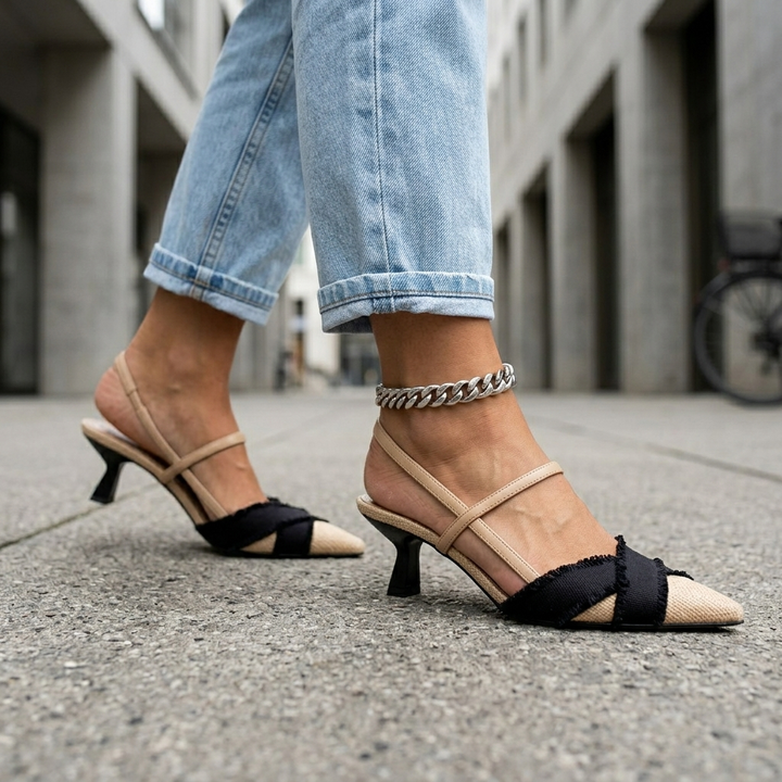 Donna | Talons Ballerine Ouverts