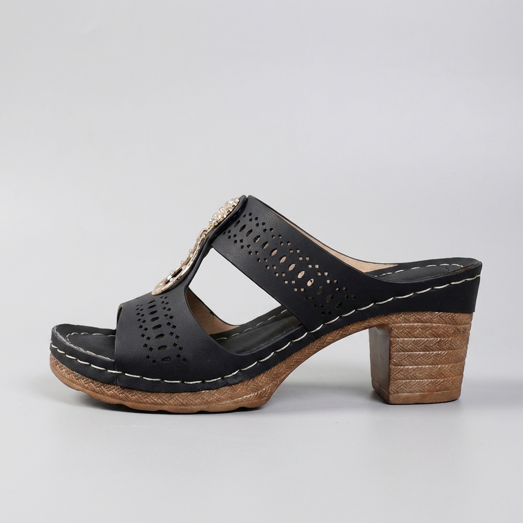 Linda | Sandales Orthopédiques à Talons Hauts