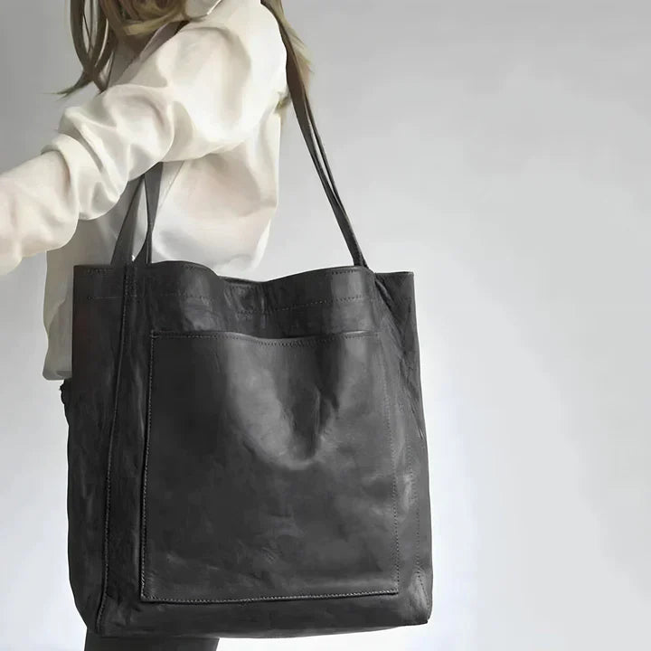 Thessalie | Sac fourre-tout en cuir classique