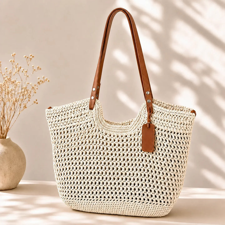 Gioia | Sac Cabas Tissé à la Main au Crochet