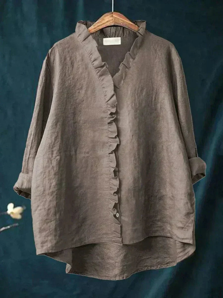 Valorine - Blouse Décontractée en Lin