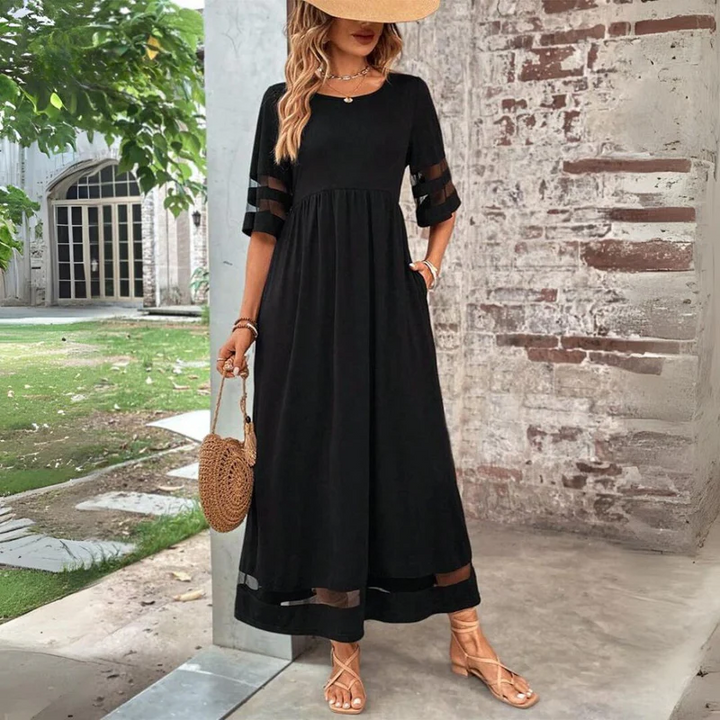 Cerelia | Robe midi flatteuse et lissante pour le ventre