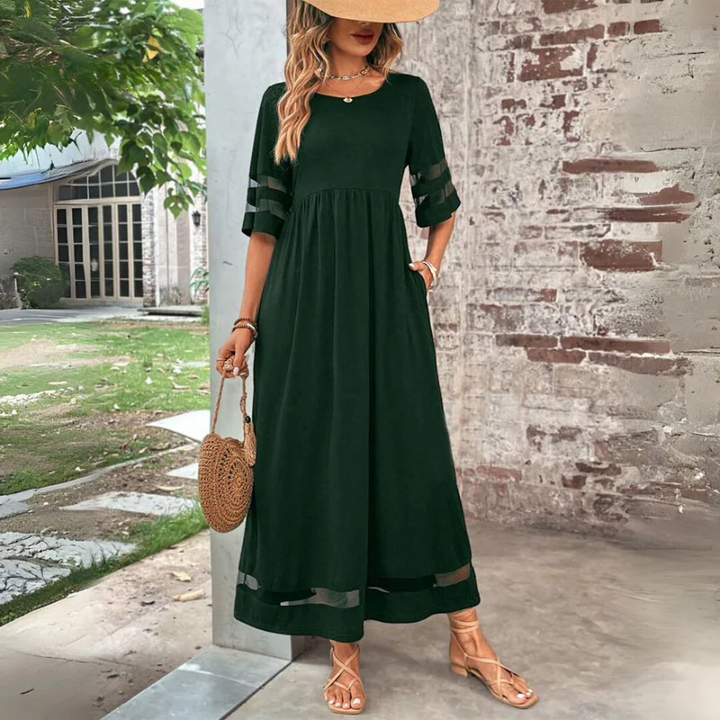 Cerelia | Robe midi flatteuse et lissante pour le ventre