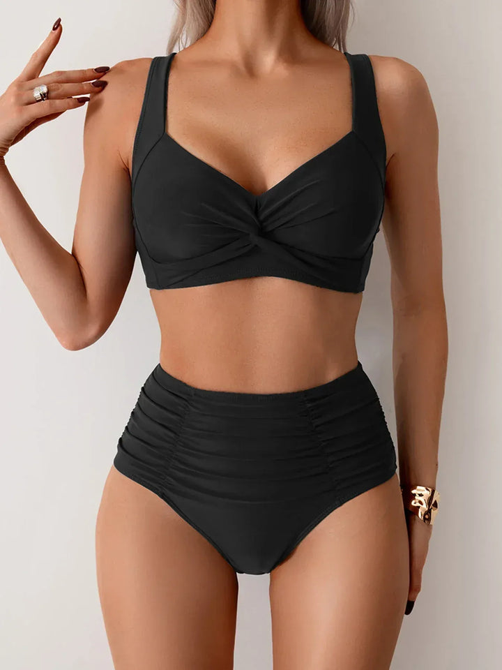 Sofia - Bikini Taille Haute Élégant