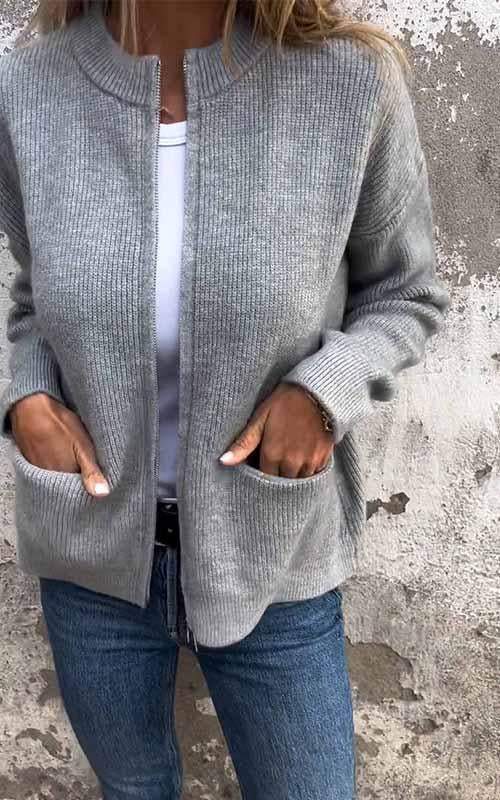 Odile - Veste Tricotée Élégante