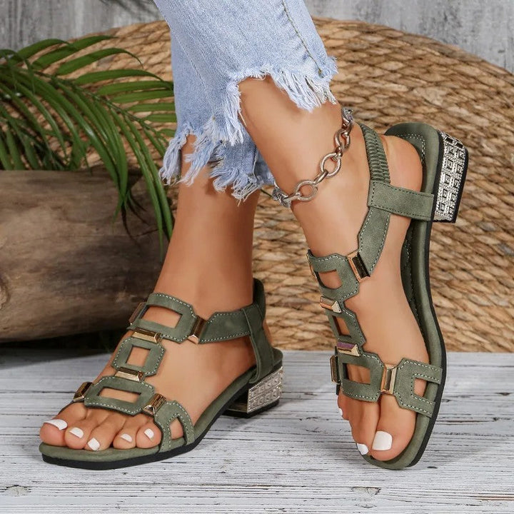 Alessia | Ballerine Slingback con Dettagli Gioiello
