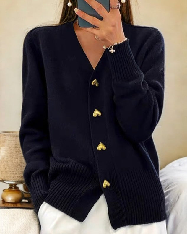 Dina - Cardigan Élégant Romantique