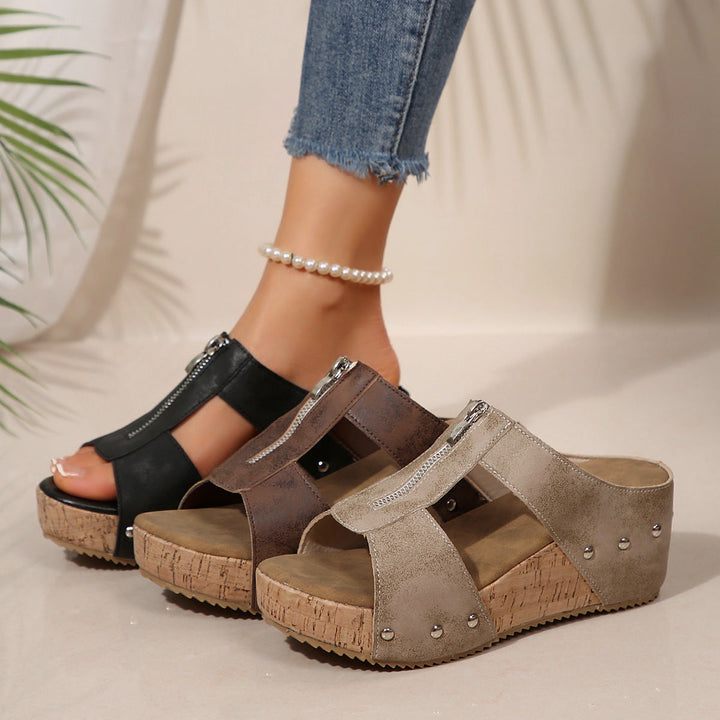 Gigi - Sandales à Talon Élévé Stylées