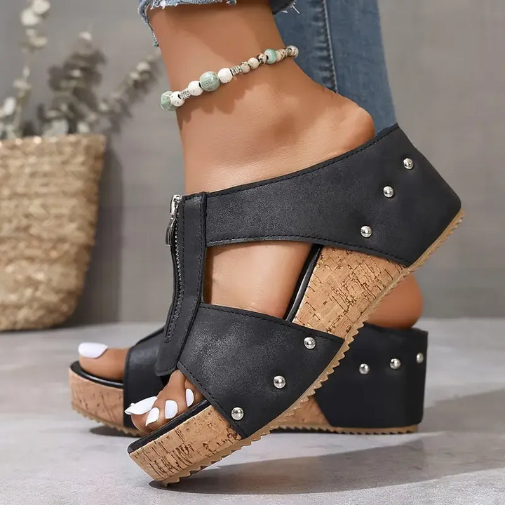 Gigi - Sandales à Talon Élévé Stylées