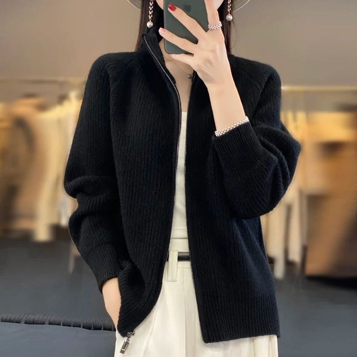 Vienne - Cardigan Zippé Sophistiqué