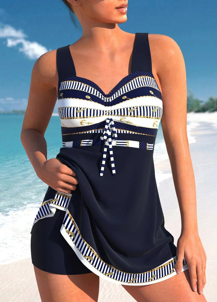 Veronica | Maillot de Bain Entier Marin